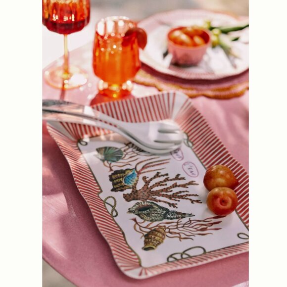 NEW Anthropologie Nathalie Lete By the Sea Large Melamine Platter - Picture 1 of 5